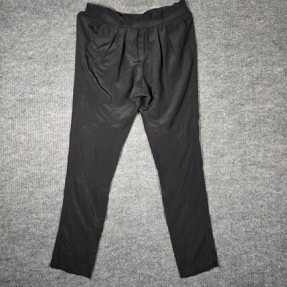 Isabel Marant‎ Black Silk Pleated Tapered Pants Size 1